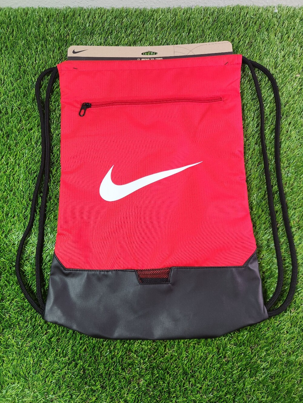Nike Brasilia 9.5 Drawstring Backpack Bag Training Gym Sack Pack DM3978 657 NWT